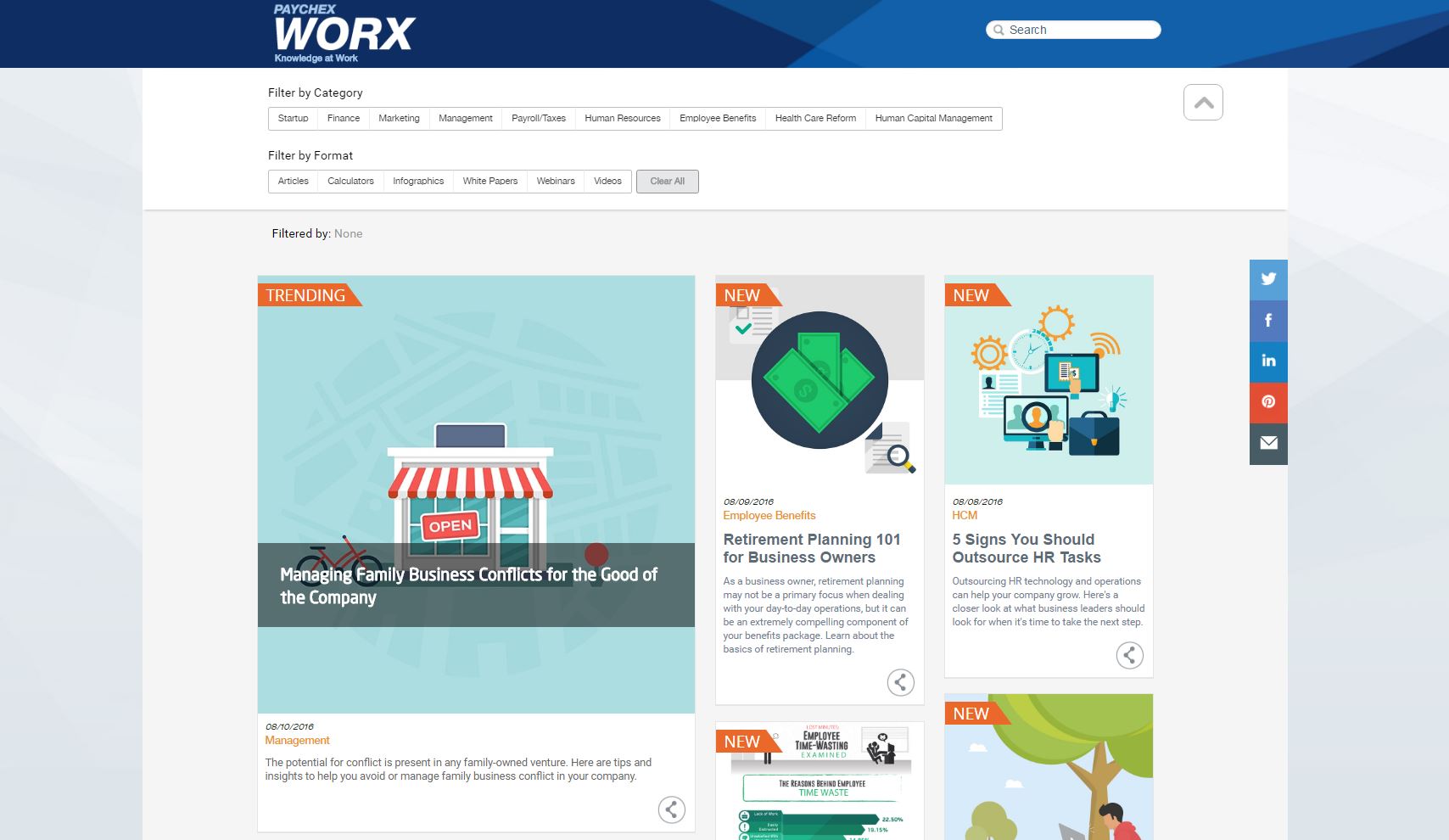 Paychex WORX Content Hub Offers Resources for Owners Paychex