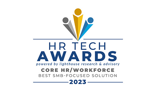 Insignia del logotipo de recursos humanos de Tech Award 2023