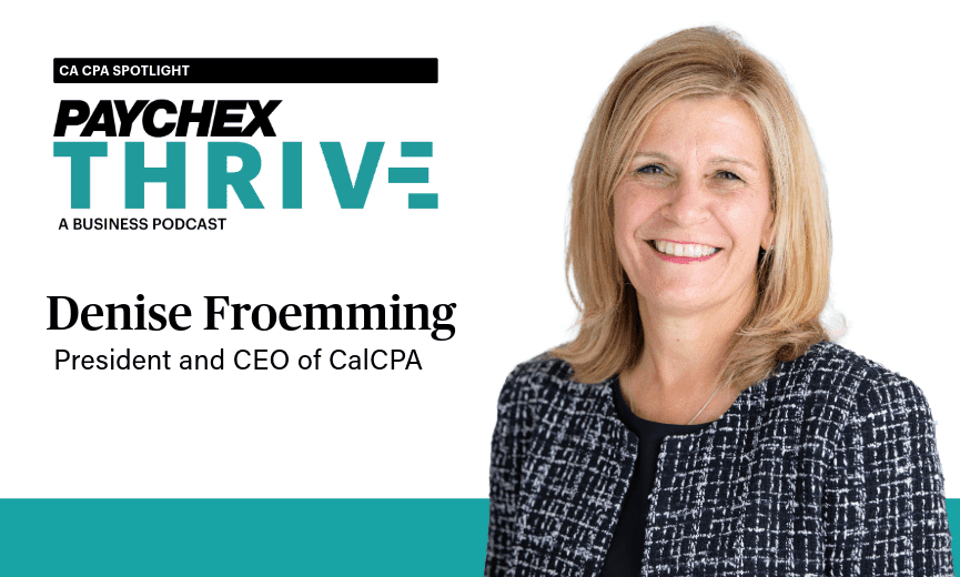 Presidenta y directora ejecutiva de CalpCPA, Denise Froemming