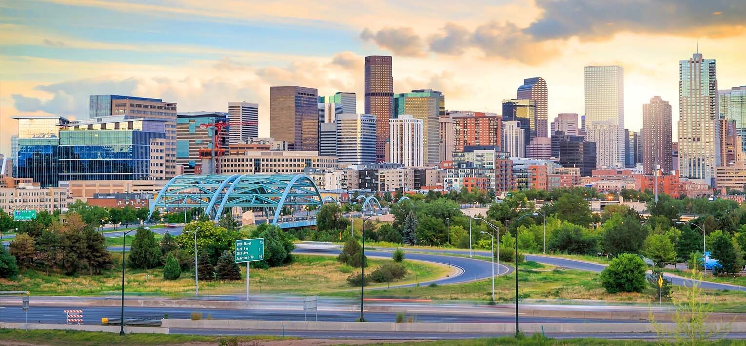 Landscape of Denver, Colorado