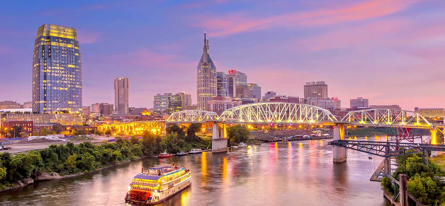 Landscape of Nashville, Tennessee