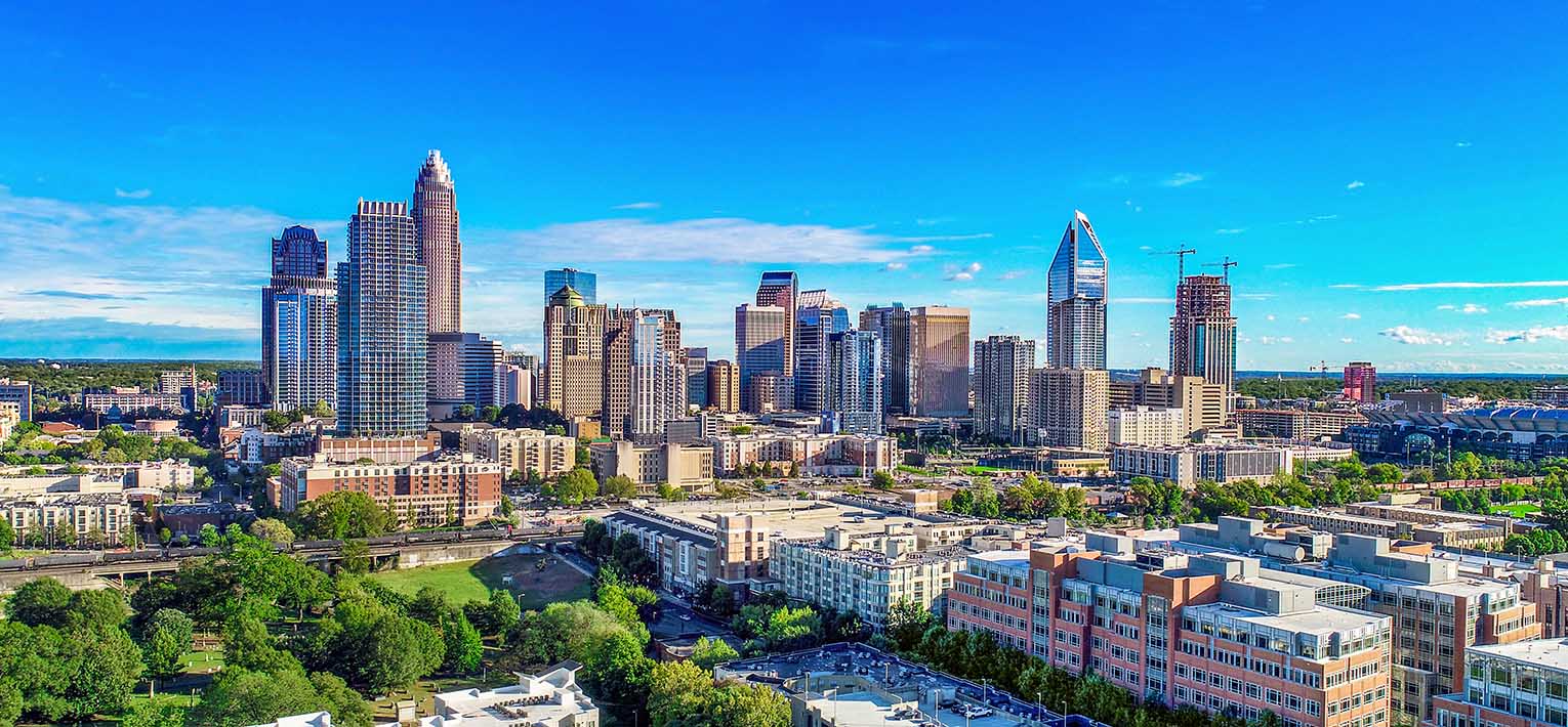 Landscape of Charlotte, North Carolina