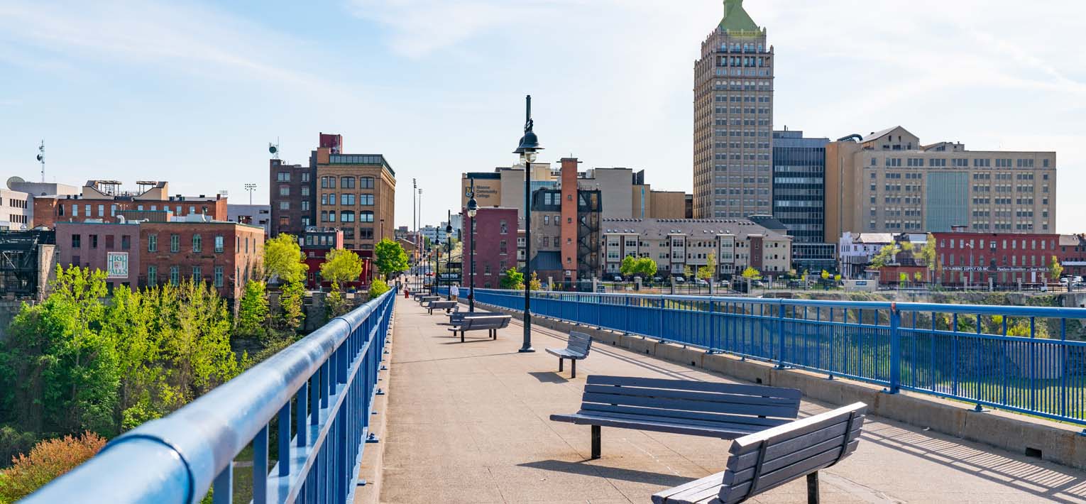 Landscape of Rochester, NY