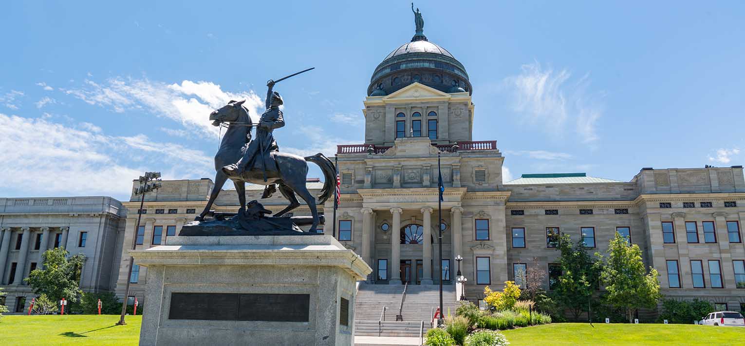 Landscape of Montana State Capital