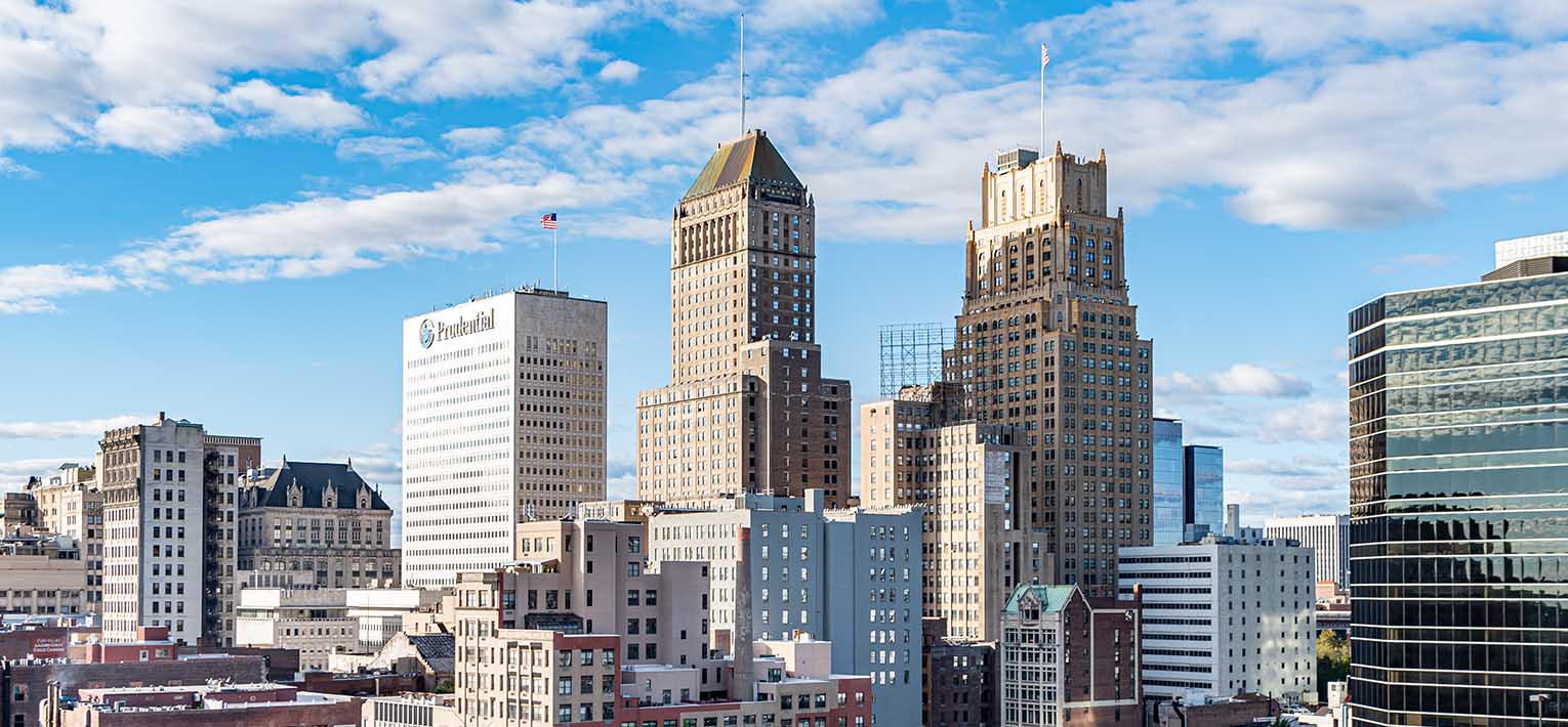 Landscape of Newark, New Jersey