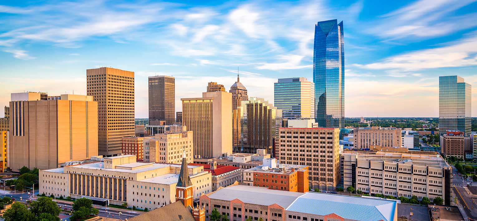 landscape of Oklahoma City, Oklahoma