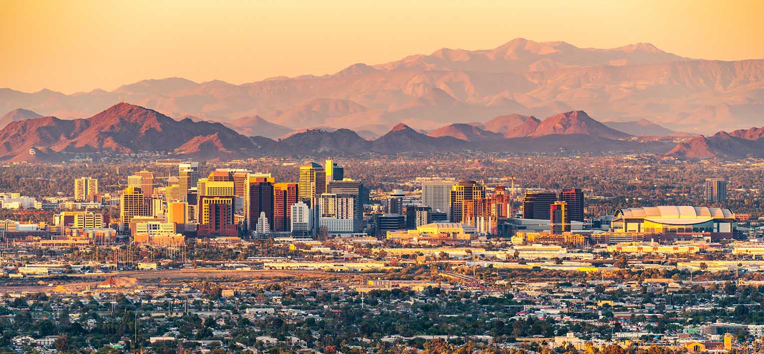 Landscape of Phoenix, Arizona