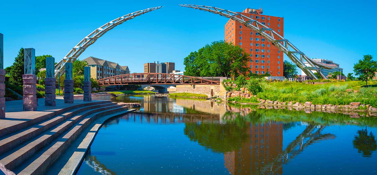 Landscape of Sioux Falls, South Dakota