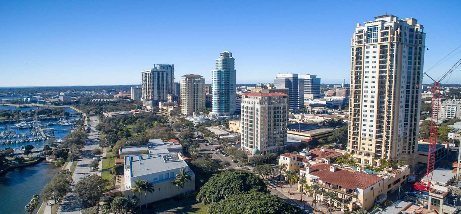 Landscape of St. Petersburg, Florida