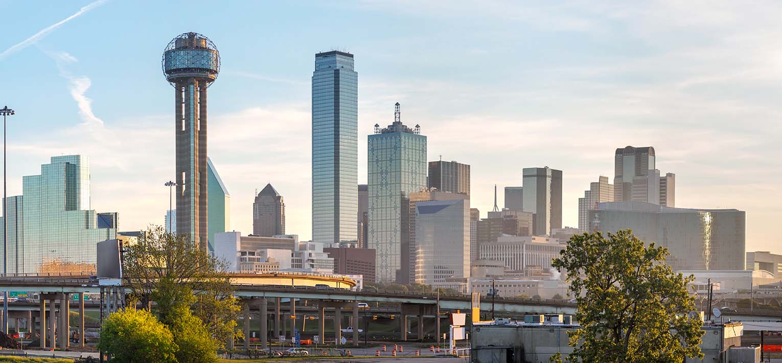 Landscape of Dallas, Texas