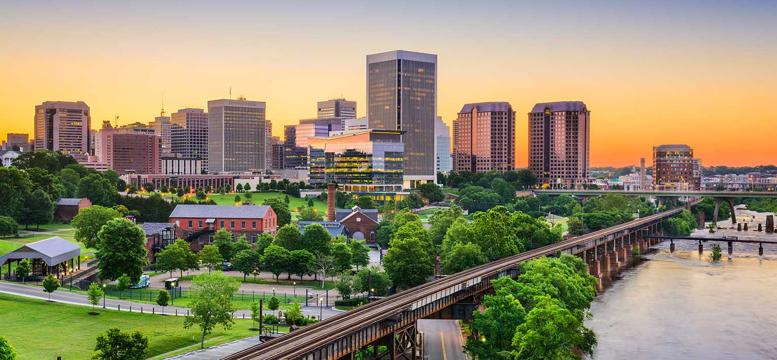 Landscape of Richmond, Virginia