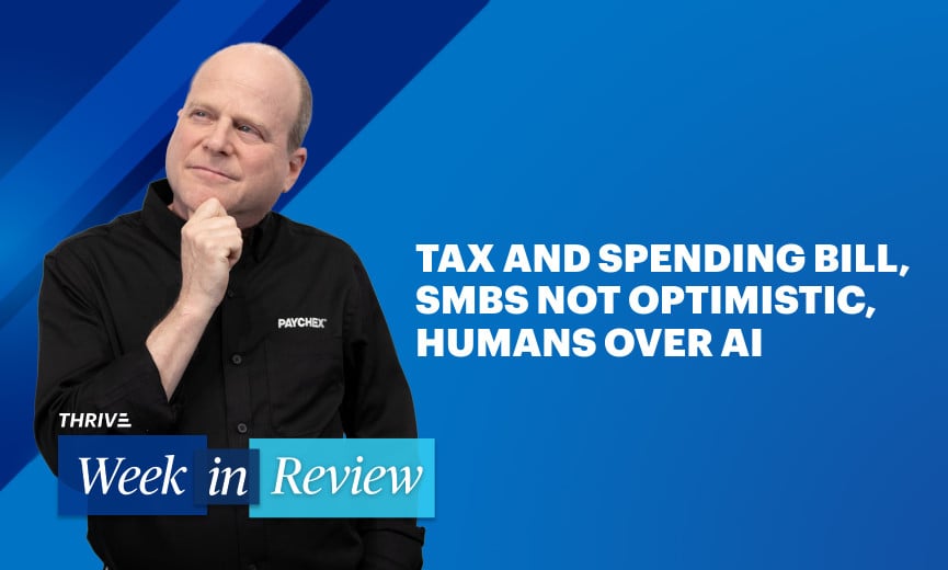 Tax and Spending Bill, Small Businesses Less Optimistic, Klarna Goes Human