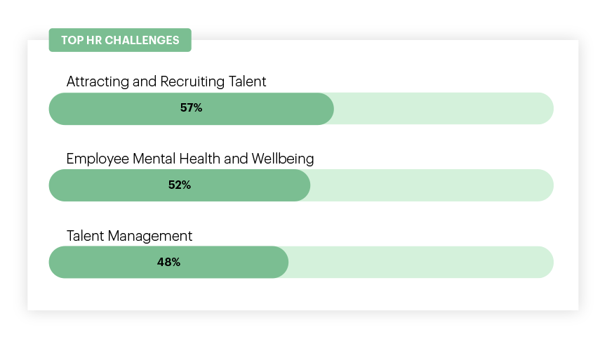 Top HR challenges chart