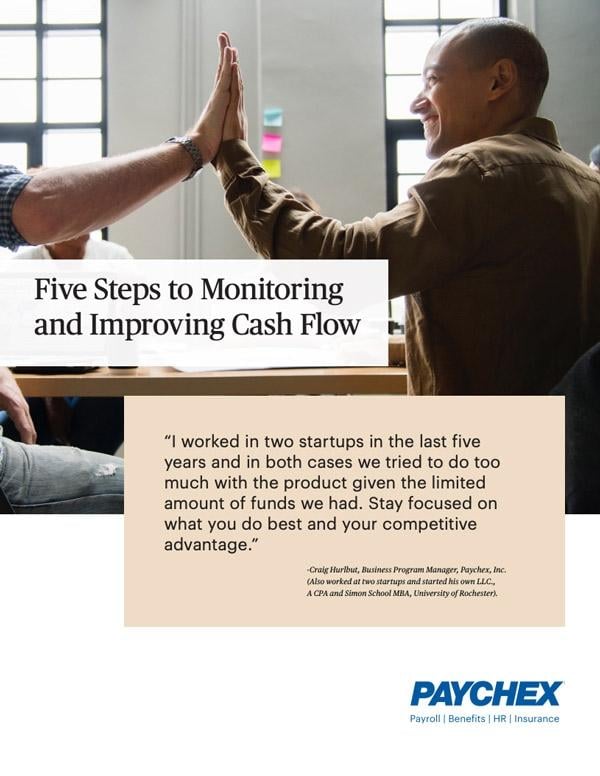 Five Steps To Monitoring And Improving Cash Flow | Paychex