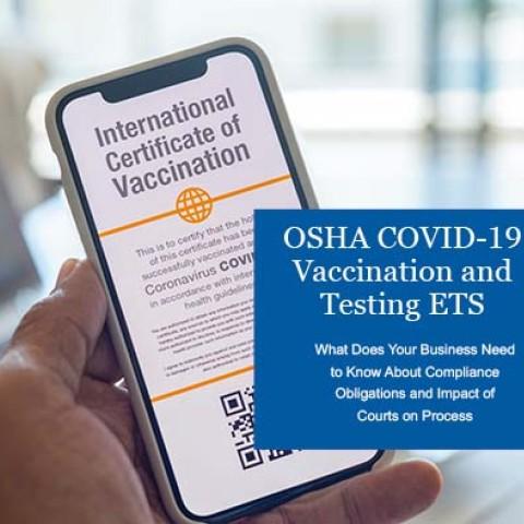 international certificate of vaccination on a phone