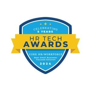 Best Small Business-focused solution from HR Tech 2024 award